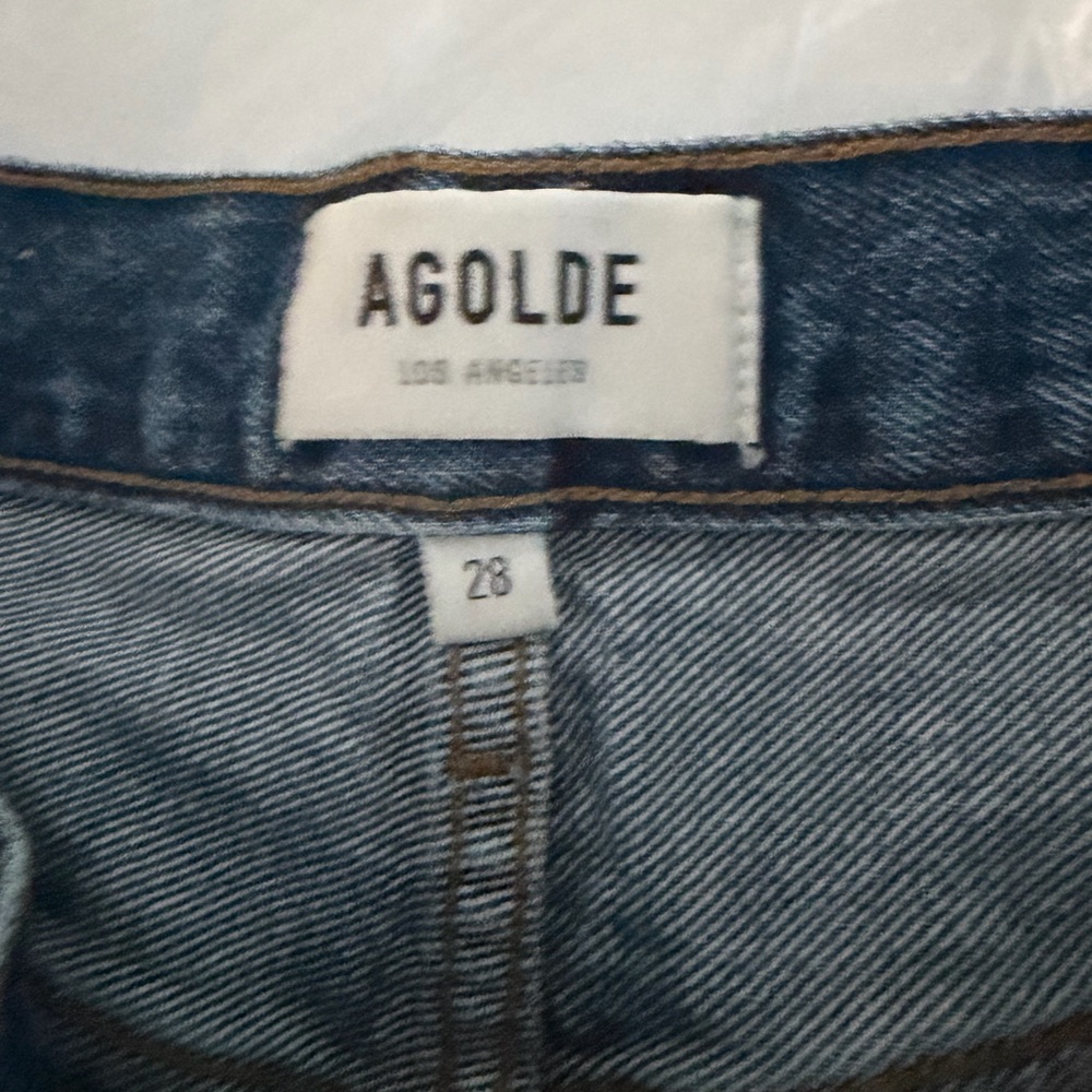 Agolde Parker Long Shorts - Picture 2 of 3